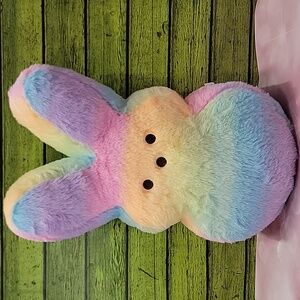 Large Pastel Rainbow Easter Bunny Rabbit Peeps Tie-dye